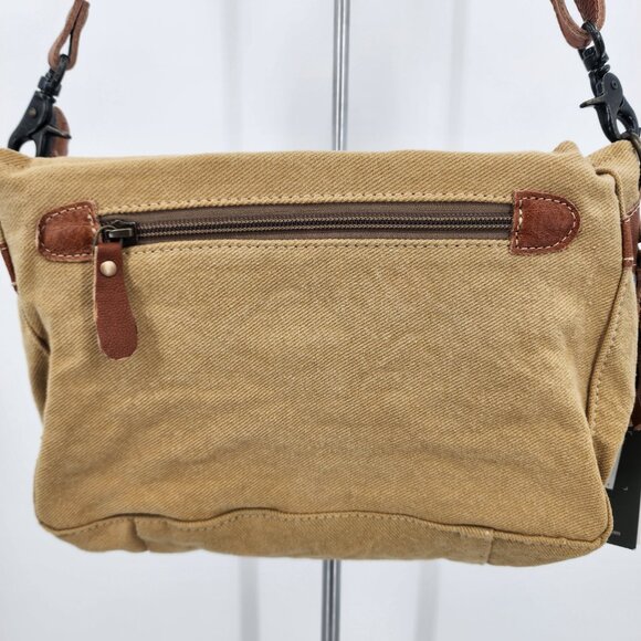 MYRA BAG Floral Etching Western Hand Tooled Crossbody Bag NWT - Picture 13 of 15